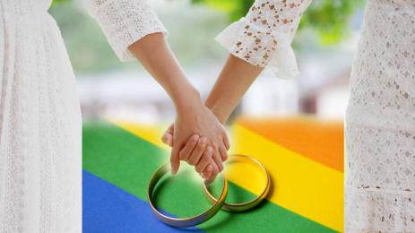 лесбийки сватба