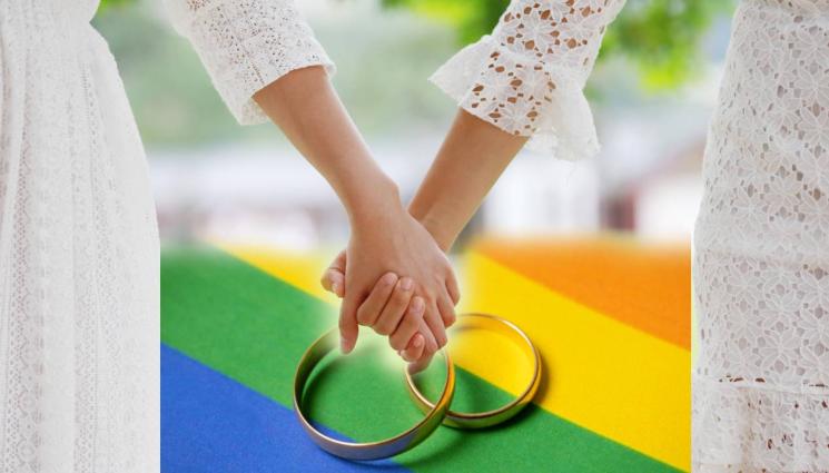 лесбийки сватба - НАПУК НА ЗАКОНИТЕ: Гей сватба на покрива на кметство