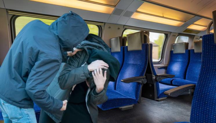 бой влак - БОЙ ВЪВ ВЛАКА: Пътник рита кондуктор на БДЖ (СНИМКИ)