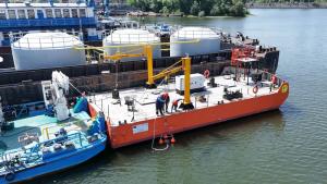 Започнаха тестовите плавания по река Дунав на първия български електрически