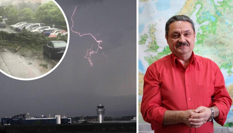 мълния - Климатологът проф. Георги Рачев пред