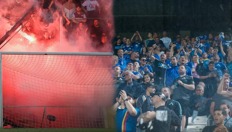 фенове факли - Ругатните на феновете на Левски струват 10 пъти по-скъпо от факлите на Локо София