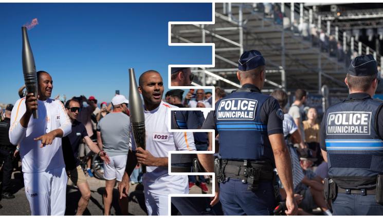 Франция атентат олимпиада - Шаш и паника във Франция: Осуетиха атентат срещу олимпийския огън