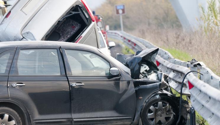 катастрофа - Три коли се натресоха в тунел 