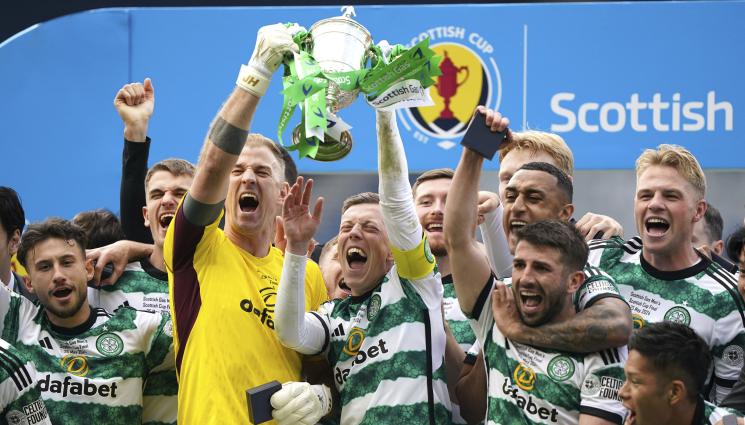 Селтик - Селтик стигна до късна победа над Рейнджърс и спечели Купата на Шотландия