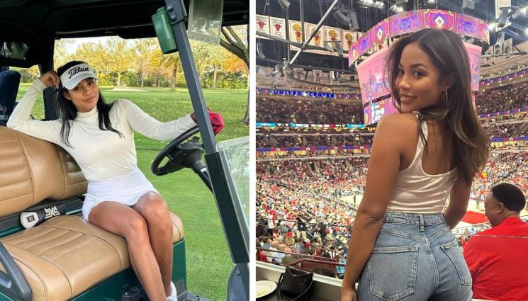 Вай Чан - Секси голфърка омайва без сутиен