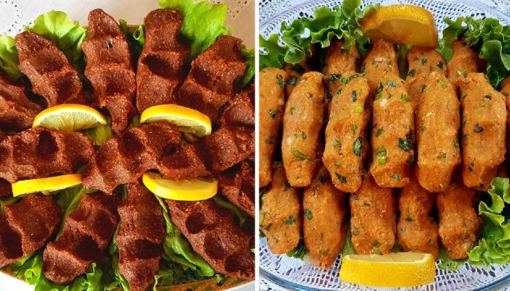 рецепти - В кухнята на Тюркян Севен: Облачно с кюфтета. Вегетариански от червена леща или пък пикантни Феллях от булгур с доматен сос