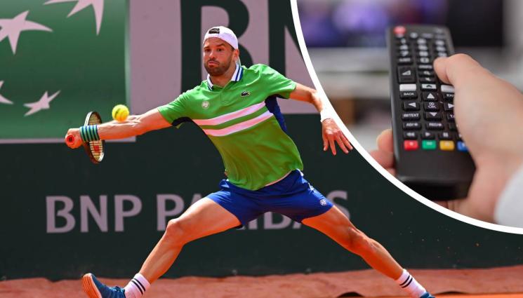 тв спорт програма - Гледайте мача на Григор на