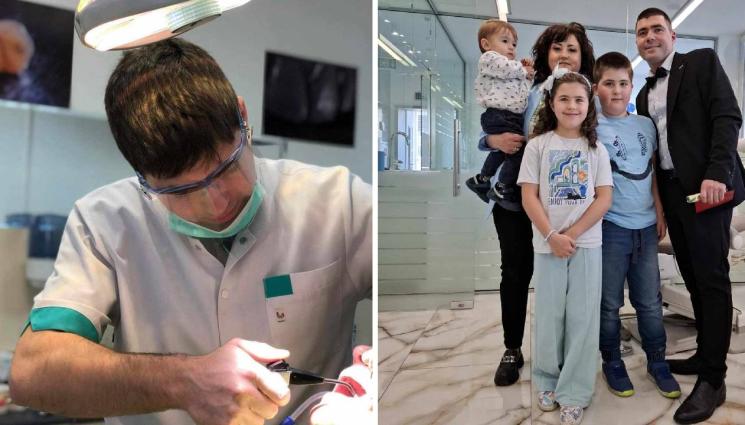 зъболекар - Зъболекарят д-р Антон Тодоров пред 