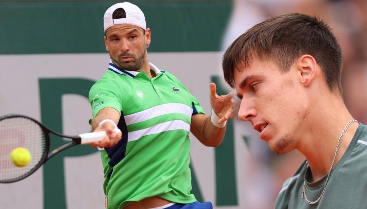 Димитров Марожан - Ах, този дъжд! Гришо тъкмо се развихри, но над Париж заваля и прекъснаха мача му