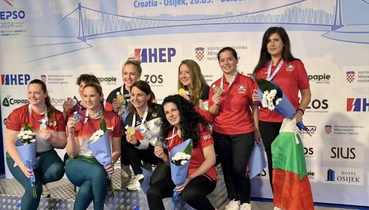 спортна стрелба - Първи медал за България от европейското по спортна стрелба