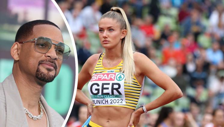 Алика Шмид Уил Смит - Уил Смит зарадва секси Алика