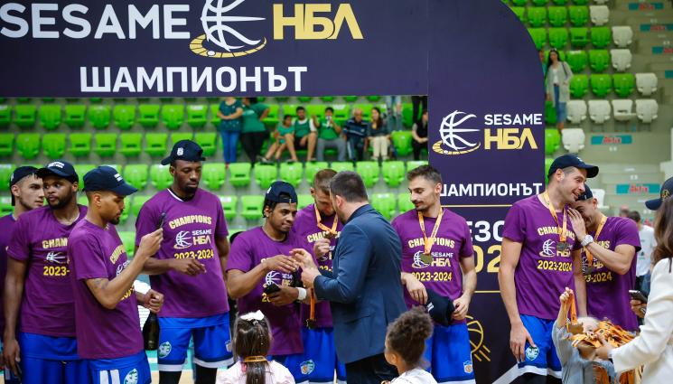 баскетбол - Рилски спортист с първа шампионска титла при баскетболистите!