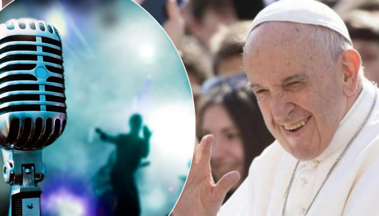 PAPA - БГ певец отиде при папата! (СНИМКИ)