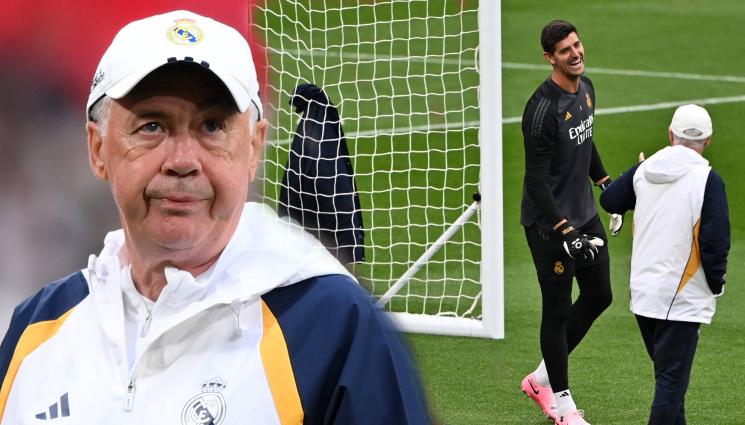 Анчелоти Куртоа - КАРТИТЕ НА МАСАТА: 3 часа преди мача Карлето разкри стартовия състав на Реал за финала