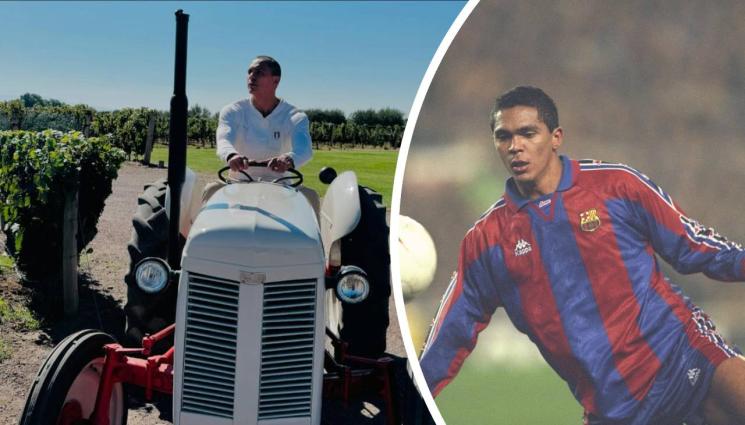 Джовани - Шампион с Барса подкара трактор