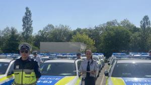 Полицията в София получи четири високоскоростни автомобила съобщиха от ОДМВР София На