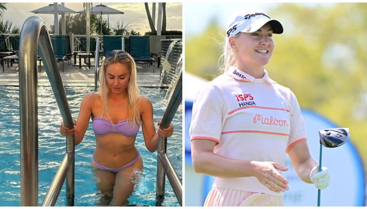 Чарли Хъл - Фен сваля голфърка направо на терена