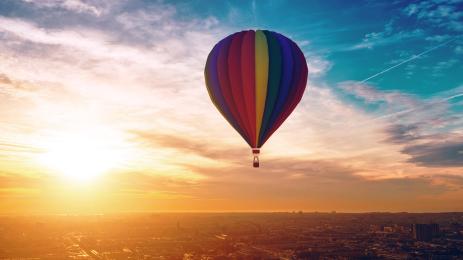 балон с горещ въздух