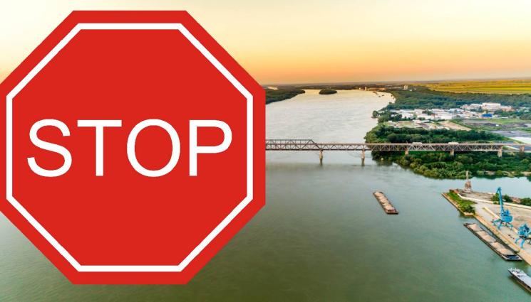 Дунав забранено корабоплаване - СЛЕД БУРИТЕ: Дунав е затворен за корабоплаване! (ВИДЕО)