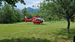 Румънско семейство беше транспортирано днес с румънски хеликоптер от МБАЛ