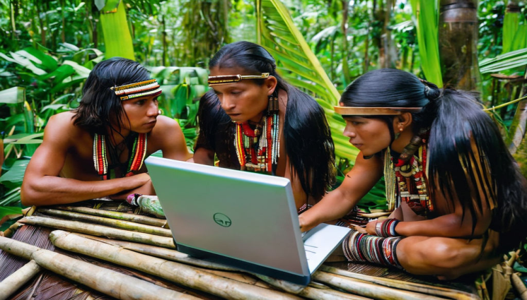 племе - Племе в Амазонка лъска на порно от Мъск!