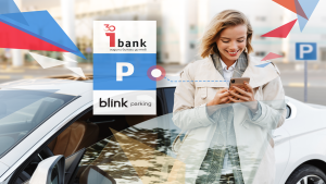 е първата банка в България която пуска услугата blink parking
