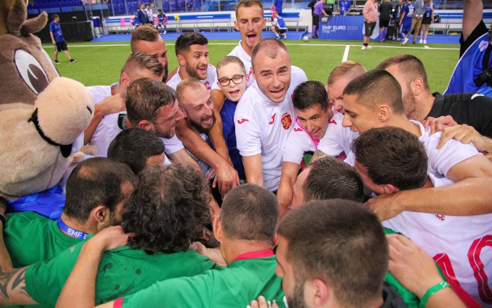 Българският национален отбор по минифутбол отпадна на осминафиналите на Европейското