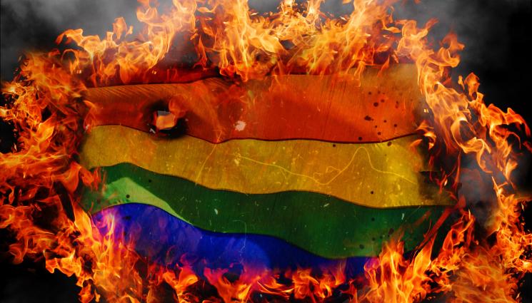 гей парад - СКАНДАЛ: Партия в САЩ призова за изгаряне на всички знамена на гей прайда