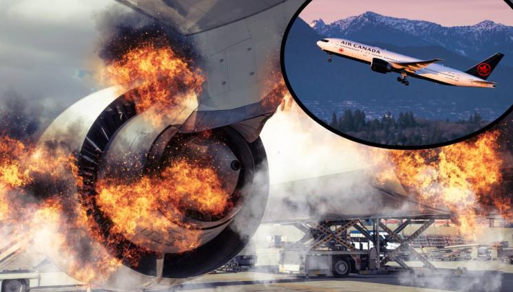 самолет пожар - КОШМАР ВЪВ ВЪЗДУХА: Запали се „Боинг“ с 389 пътници миг след излитане! (ВИДЕО)