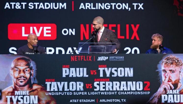 Бокс Майк Тайсън - Фарсовият мач на Майк Тайсън с ютюбъра ще е пред 100 000 в Тексас