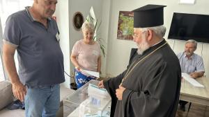 Негово Високопреосвещенство Старозагорският митрополит Киприан упражни правото си на глас