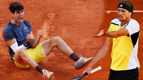 Алкарас Зверев Ролан Гарос финал