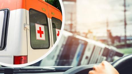 обърнат камион