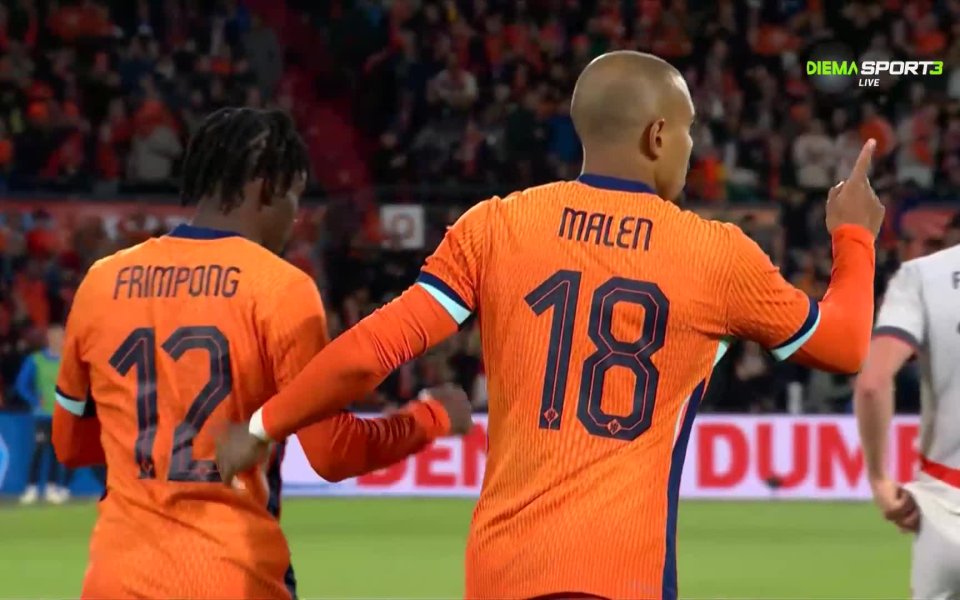 Нидерландия поведе на Исландия с 3:0 след брилянтна контраатака. Мемфис Депай