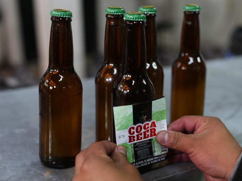 Производство на нова бира от листа на кока е започнало