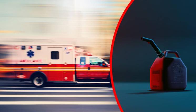 линейка - ДОКАТО ТЕЧЕ ЗАСЕДАНИЕ: Мъж се самозапали пред сградата на хърватското правителство! (СНИМКИ)