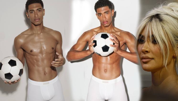 Белингам Кардашиян - ПРЕЛЪСТИ ГО: Ким Кардашиян разсъблече по боксерки английското парче Джуд Белингам