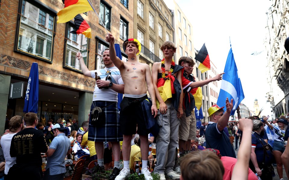 Атмосферата преди първия мач от UEFA EURO 2024