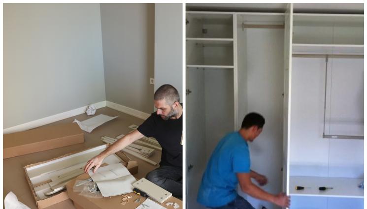 мебели - Монтажът изяжда отстъпката за гардероба!