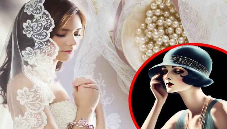 булка дантели перли - ОТ СКРИНА НА БАБА: Духът на 50-те нахлува  при булчинските рокли!