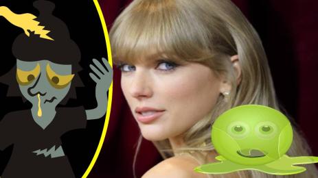 Тейлър Суифт сополи