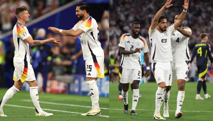 Емре Джан Кроос Германия Шотландия - Гол от плажа: Емре Джан наплю Нагелсман миналата седмица, но се разкая