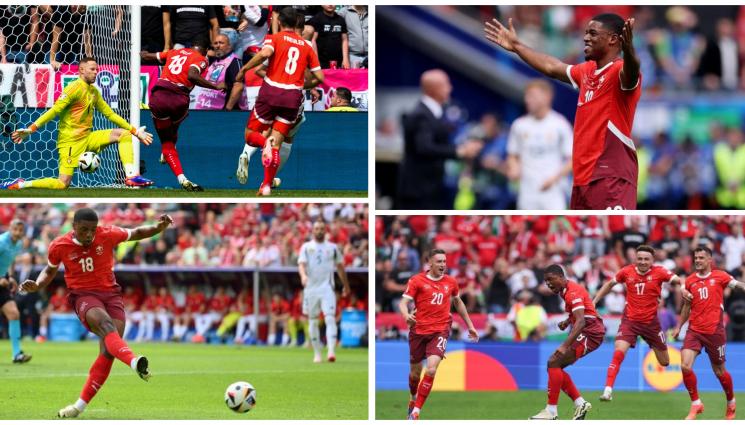 Швейцария Квадво Дуа - Исторически гол за „А” група на европейското!