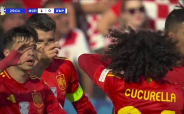 Испания - Хърватия 3:0 /първо полувреме/