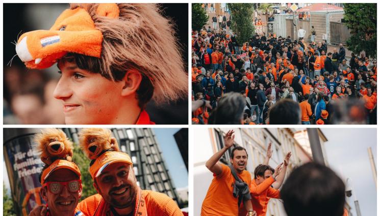 Футбол - Хамбург заприлича на портокалова градина за мача на Нидерландия