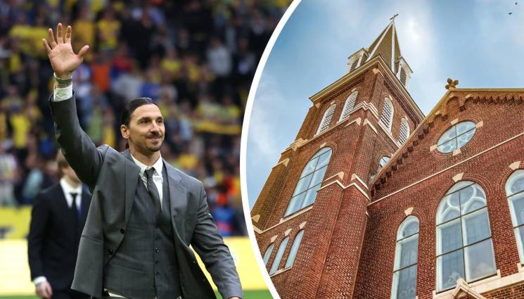 Златан Ибрахимович - Ибрахимович живее в църква