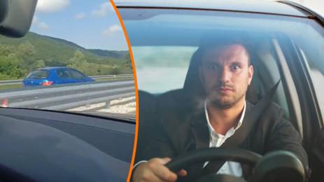 каране в насрещното