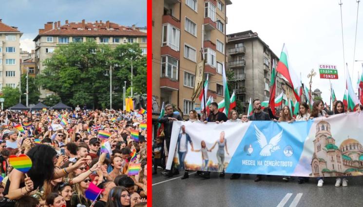 педераси срещу нормални - СБЛЪСЪК: Гей парадът се гаври с покойниците на Задушница!