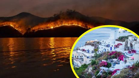 пожар Гърция